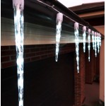 Waterfall Icicle Tube Lights With Waterfall Effects  - White Colour